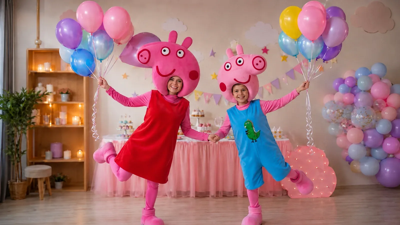 Pink Piggy Party — birthday party with Hello Party entertainers