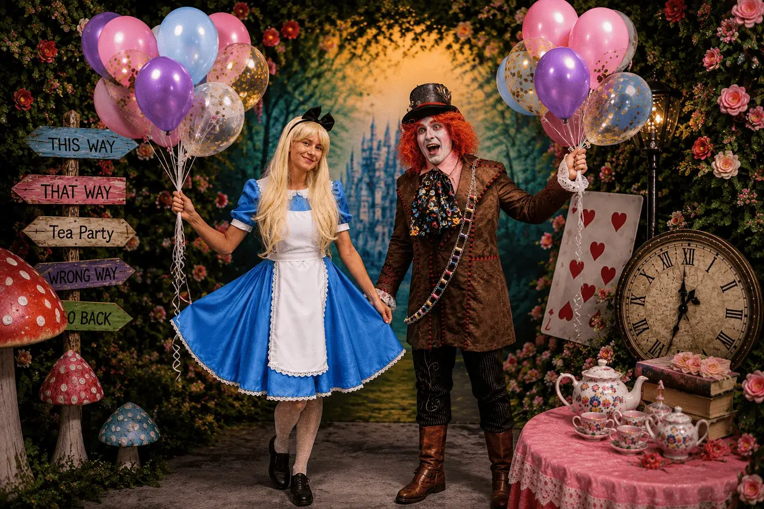 Alice in Wonderland — birthday party with Hello Party entertainers