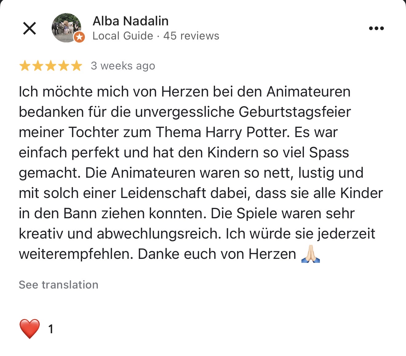 Review Hello Party