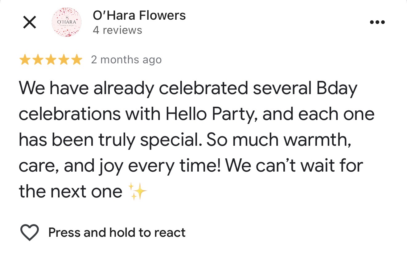 Feedback Hello Party